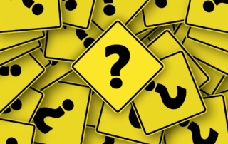 question marks